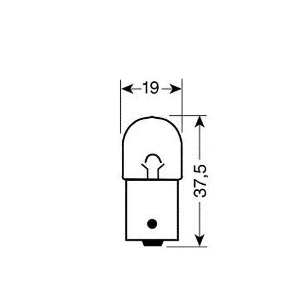 ΛΑΜΠΑ 12V/R10W ΦΟΥΝΤΟΥΚΑΚΙ