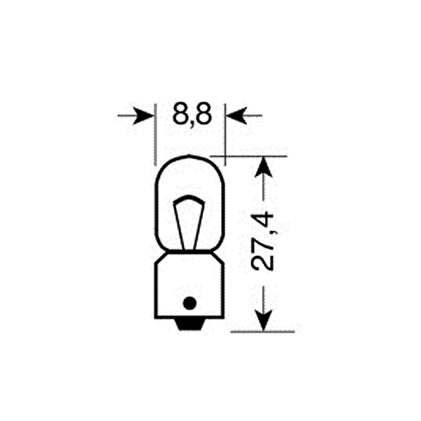 ΛΑΜΠΑ ΜΙΝΙΟΝ 12V/4W (T4W)