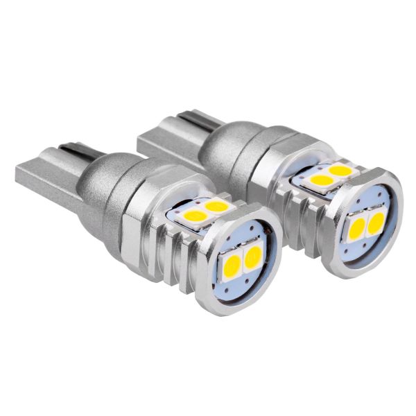 ΑΚΑΛΥΚΑ ΛΑΜΠΑΚΙΑ LED T10 W5W/W10W 12/24V W2,1x9,5d 6SMDx3030 ΛΕΥΚΑ CAN-BUS ΑMiO - 2 TEM.