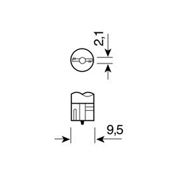 ΛΑΜΠΕΣ ΑΚΑΛΥΚΕΣ 12V WY5W 5W