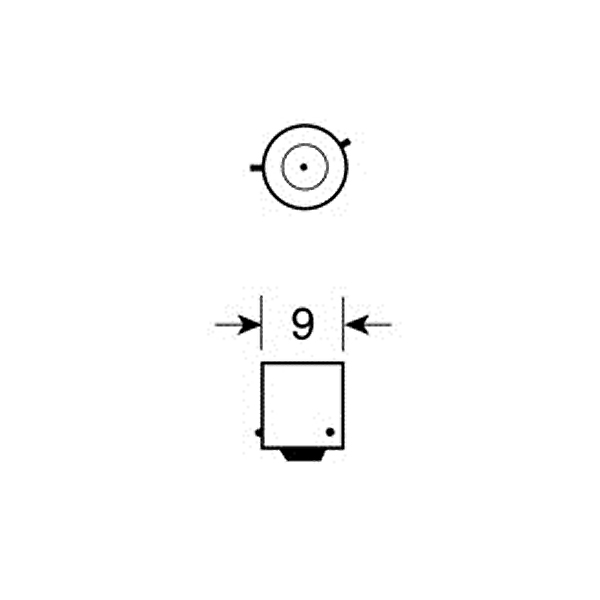 ΛΑΜΠΑ ΑΛΟΓΟΝΟΥ 12V/6W BAX9s