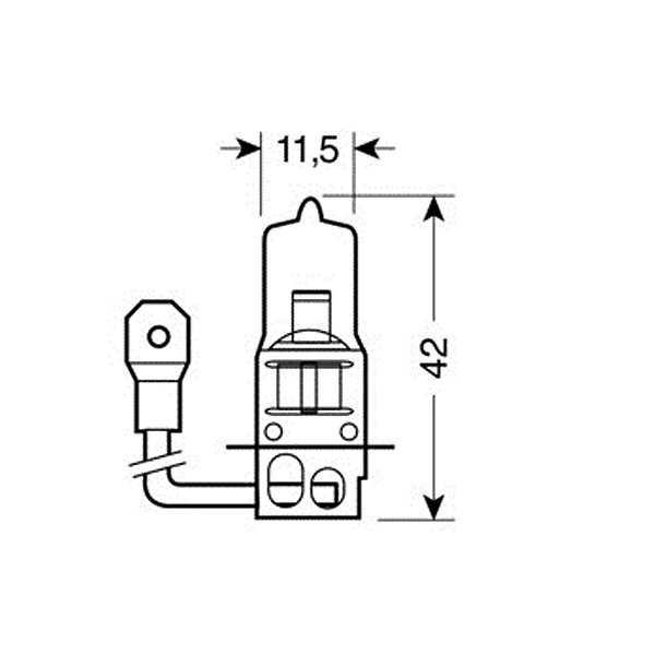 H3 XENON-BLUE 12V/55W 42mm 4.150Κ