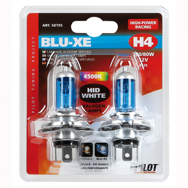 H4 XENON-BLUE 12V 100/80W 4.500Κ