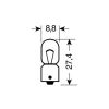 ΛΑΜΠΑΚΙΑ ΜΙΝΙΟΝ 12V T4W BA9s ΚΟΚΚΙΝΑ