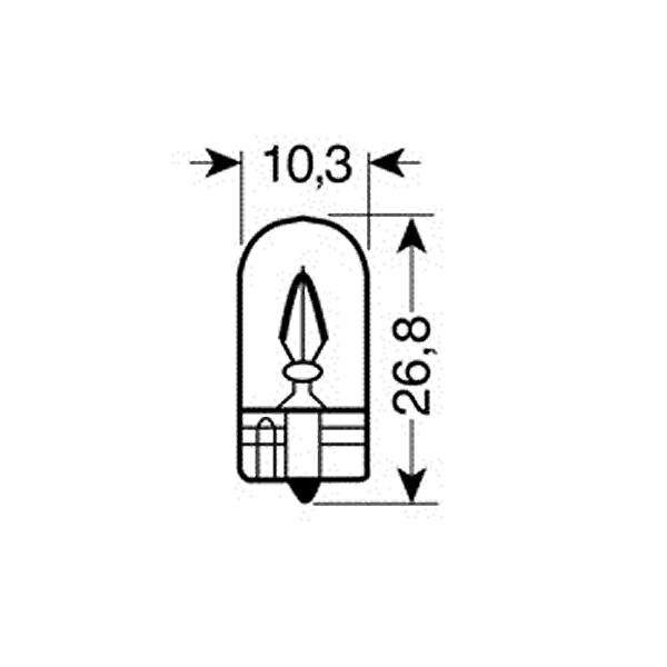 ΛΑΜΠΑΚΙΑ 12V/WB5W 5W W2.1x9.5d ΠΡΑΣΙΝΑ