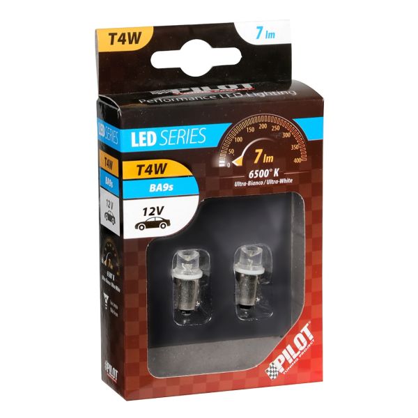 ΛΑΜΠΑΚΙΑ ΜΕ LED 12V T4W BA9s ΔΙΑΘΛΑΣΗΣ