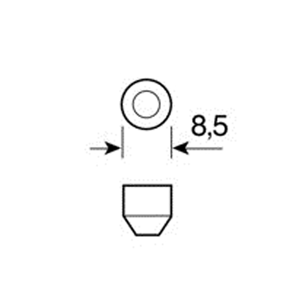 ΛΑΜΠΑΚΙ ΠΛΑΦΟΝΙΕΡΑΣ 8 LED 13x44mm