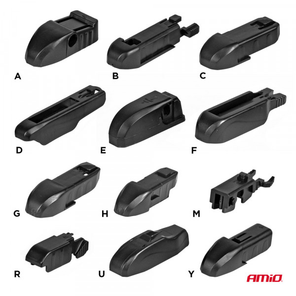 ΥΑΛΟΚΑΘΑΡΙΣΤΗΡΑΣ MULTICONNECT ΜΕ 12 ΑΝΤΑΠΤΟΡΕΣ 330mm /13'' AMiO - 1 ΤΕΜ.