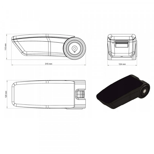 VW T5 LHD 2003-2016 / VW T6 LHD 2016-2022 / VW T7 LHD 2022+ / VW ID Buzz LHD 2022+ / VW ID.4 LHD 2021+ / VW ID.5 LHD 2022+ (2 θέσεων με Εργοστασιακό Υποβραχιόνιο) Ολοκληρωμένος Τεμπέλης Καθίσματος ARMSTER 3 PLUG & PLAY από Πλαστικό και Vegan Δέρμα σε