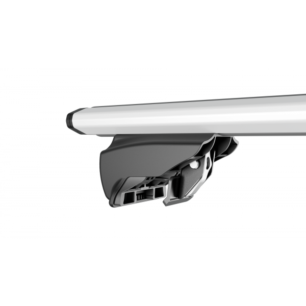 ΜΠΑΡΕΣ ΟΡΟΦΗΣ ΑΛΟΥΜΙΝΙΟΥ BLADE L SILVER 127cm ΜΕ ΑΚΡΑ GAMMA FLAT ΓΙΑ FLUSH / STANDARD RAILS MENABO - 2 ΤΕΜ.