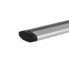 ΜΠΑΡΕΣ ΟΡΟΦΗΣ ΑΛΟΥΜΙΝΙΟΥ BLADE L SILVER 127cm ΜΕ ΑΚΡΑ GAMMA FLAT ΓΙΑ FLUSH / STANDARD RAILS MENABO - 2 ΤΕΜ.