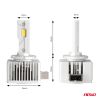 ΛΑΜΠΕΣ LED D1S/D1R 12V 6.000K 6800lm CAN-BUS D-BASIC SERIES AMIO - 2 Τεμ.