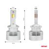 ΛΑΜΠΕΣ LED D2S/D2R 12V 6.000K 6800lm CAN-BUS D-BASIC SERIES AMIO - 2 Τεμ.