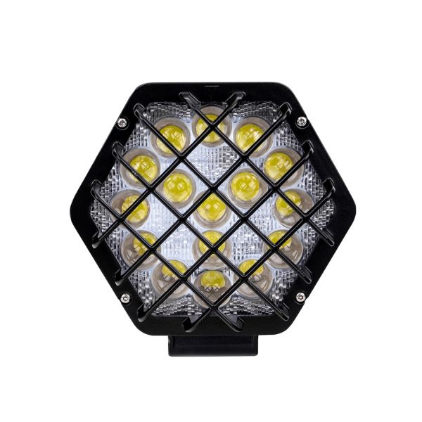 ΠΡΟΒΟΛΕΑΣ ΕΡΓΑΣΙΑΣ 12-30V 48W 16X3WSMD LED max1600lm ΕΞΑΓΩΝΟΣ 138x124x65mm SPOT ECONO M-TECH - 1 Τεμ.