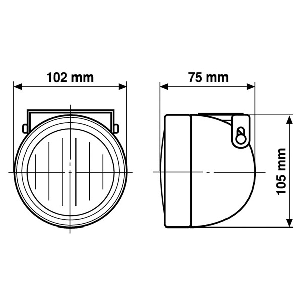 ΠΡΟΒΟΛΕΑΣ LUNAR 12V H3 55W 2ΤΕΜ.