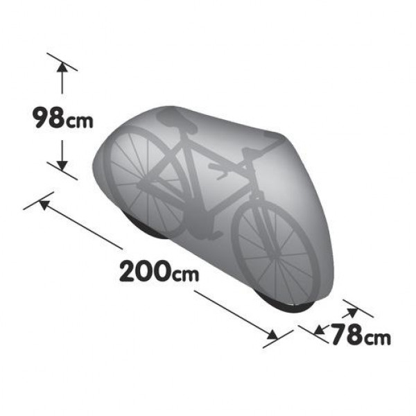 ΑΔΙΑΒΡΟΧΗ ΚΟΥΚΟΥΛΑ ΠΟΔΗΛΑΤΟΥ BIKE DE-LUXE 2 (200 Χ 98 Χ 78 cm)