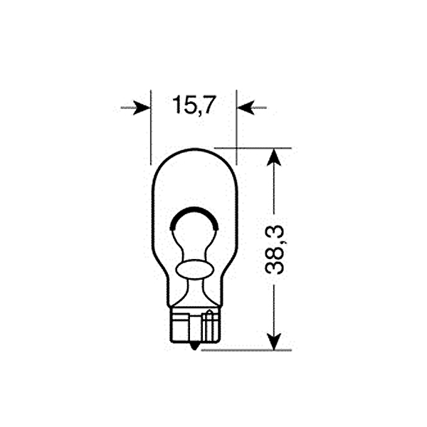 ΛΑΜΠΑΚΙΑ 12V-W16W W2.1x9.5d