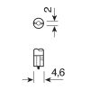 ΛΑΜΠΑΚΙ LED T3 24V W2x4.6d (Λευκό)