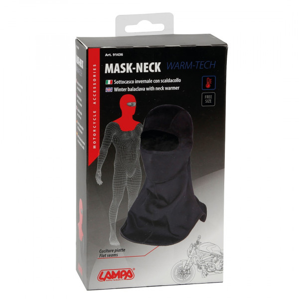 ΜΠΑΛΑΚΛΑΒΑ ΠΡΟΣΩΠΟΥ ΚΑΙ ΛΑΙΜΟΥ MASK-NECK WARM-TECH ΜΑΥΡΗ ΠΟΛΥΕΣΤΕΡΙΚΗ ΖΕΣΤΗ (ONE SIZE)